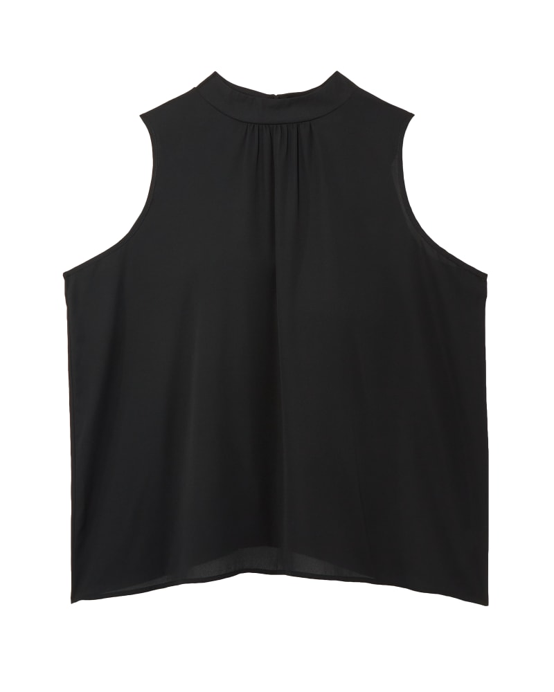 Front of plus size Chasity Sleeveless High Neck Blouse by Meri Skye | Dia&Co | dia_product_style_image_id:120119